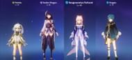 Raiden Shogun + Kokomi + Xingqiu + Nahida team (Image via Sportskeeda/HoYoverse)